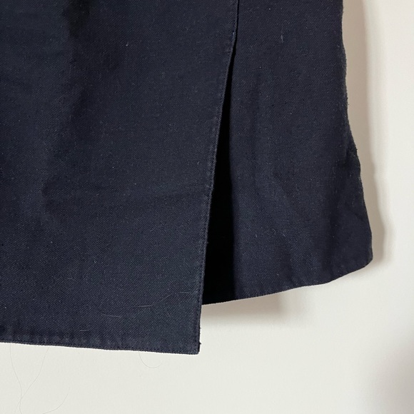 Uniqlo Navy Asymmetrical  Wrap Skirt - Picture 3 of 7